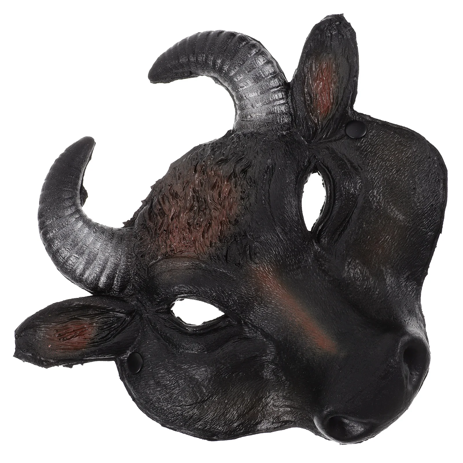 

Halloween Animal Masks Bull Mask PU Material Comfortable Adjustable Headband Cow Mask iginal Color Cosplay Party Stage Prop