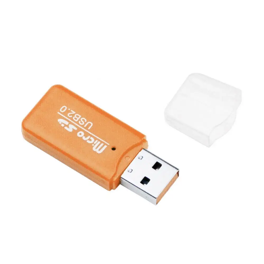 Universal Plastic Mini Portable Adapter USB 2 0 TF Flash Memory Card Reader High Speed for PC Laptop Computer Accessory