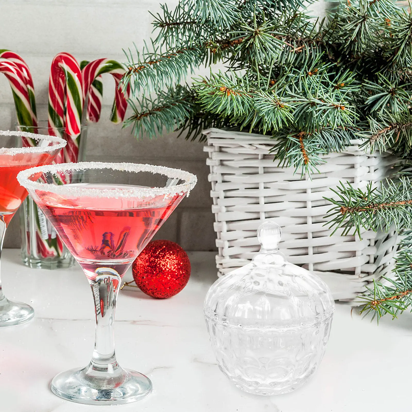 

2 шт. прозрачные стеклянные банки для конфет с крышкой, контейнеры для хранения закусок, десертов, шоколада, печенья, сухофруктов, для вечеринок