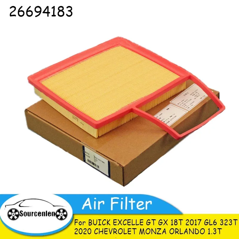 26694183 Enigne Cabin Air Cleaner Filter for BUICK EXCELLE GT GX 18T 2017 GL6 323T 2020 CHEVROLET MONZA ORLANDO 1.3T