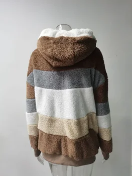 Customizable 2025 New UZZDSS Winter Women Coat Fashion Casual Stitching Plaid Clothes Hooded Zipper Ladies Coat Women Jacket 5 Customizable 2025 New UZZDSS Winter Women Coat Fashion Casual Stitching Plaid Clothes Hooded Zipper Ladies Coat Women Jacket 5