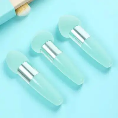 3 pezzi di spugna per trucco pennello applicatore per fondotinta strumenti asciutti e bagnati soffio portatile per le donne gadget per trucco multiuso bellezza