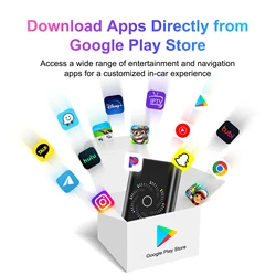 Full Android Ai Box Wireless CarPlay &Android Auto & HDMI For Netflix YouTube 2.4Ghz &5Ghz WiFi Auto Connect