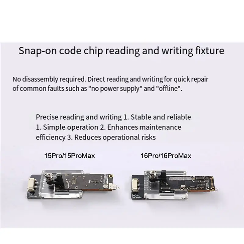 A02M-M16SE/M15SE Charging Chip Reader/Writer No Disassembly Required No Layering Needed Fixture M16SE