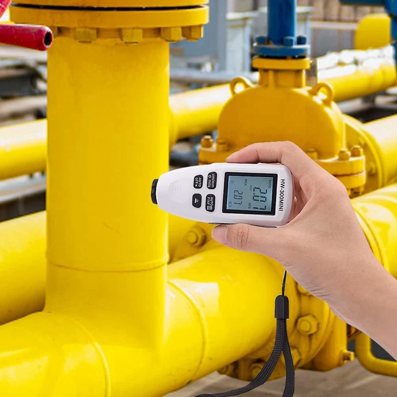 Testeur de jauge d'épaisseur de revêtement de voiture, blanc, automobile, 1 pièce