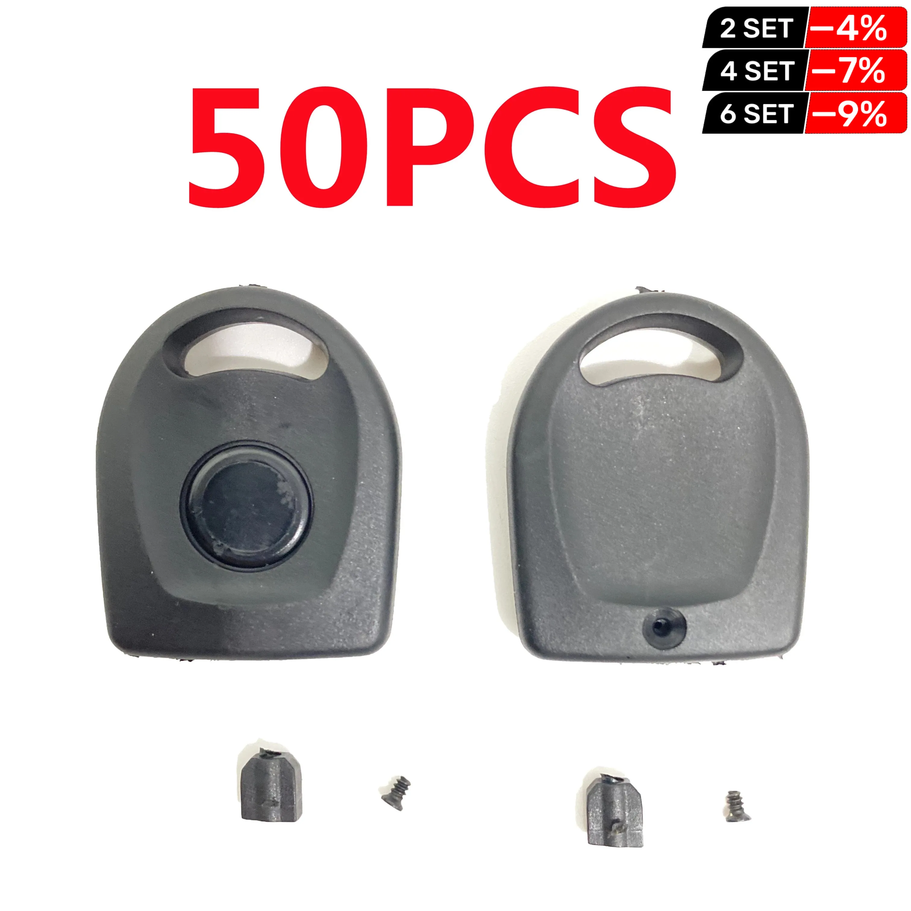 50 sztuk/partia uniwersalny przypadku transpondera klucz samochodowy Chip klucz Chip Box dla KD KEYDIY klucz ostrze do golfa MK7 Polo Passat Jetta