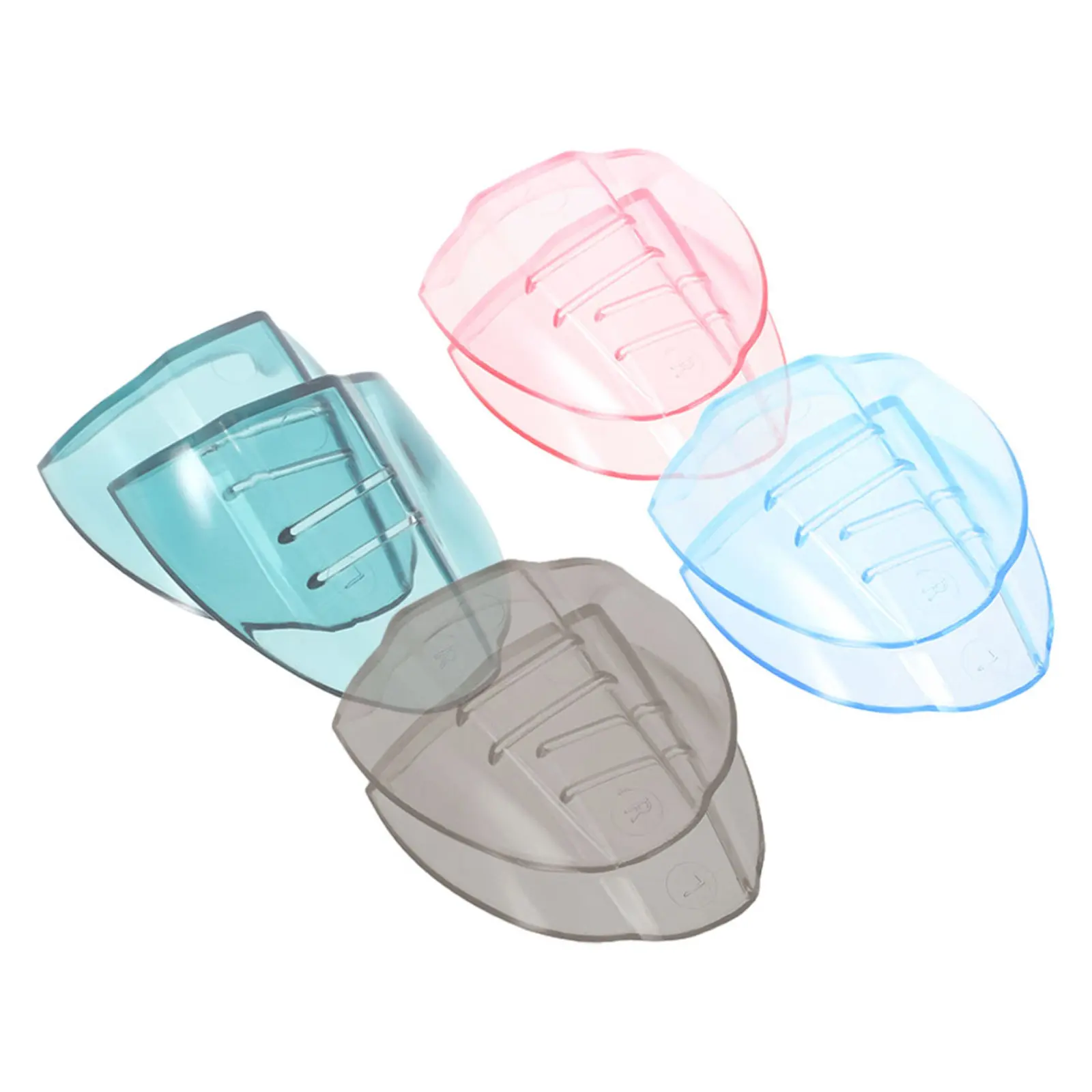 4Pairs Eyeglasses Side Shield Clear Flexible Tpu Protective Eyeglasses Side Protector Anti-Splash Scratch Resistant Safety