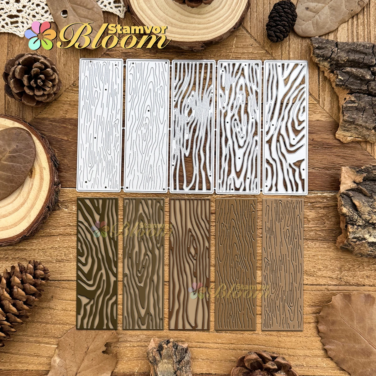 Original schöne Holzrahmen Metall Stanzformen Scrapbooking dekorative Prägung