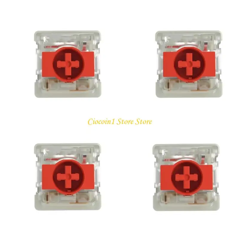 A3PC 4pcs Low Profile Switches Reduced Operating Noise 50Million Keystroke Rating