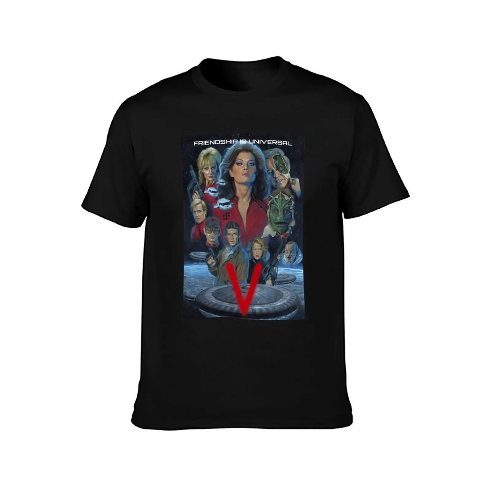 V Visitors T-Shirt t shirts for man graphic tees T-Shirt