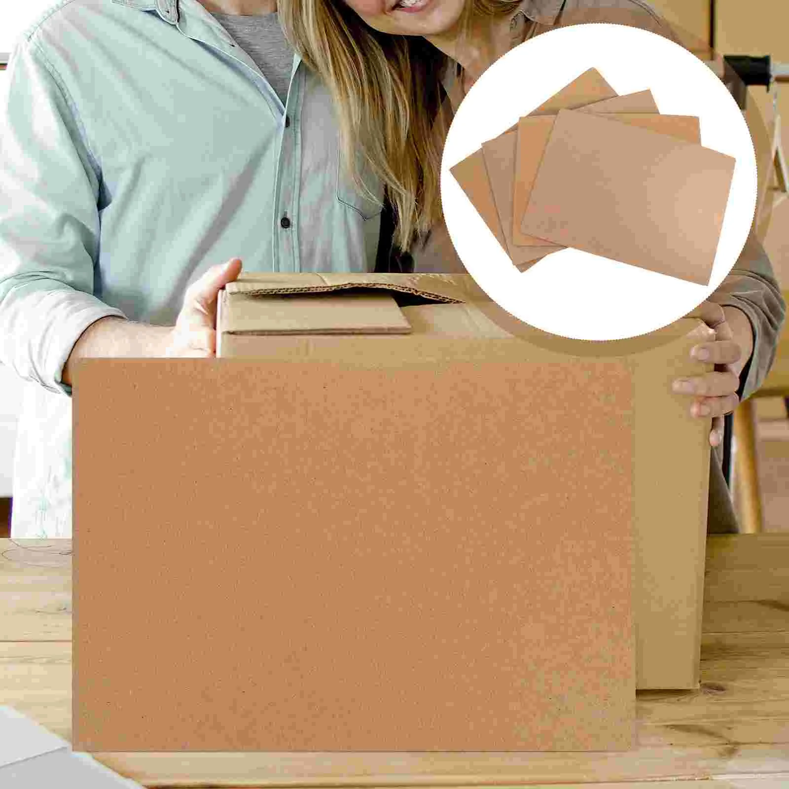 10 Sheets Corrugated Cardboard Express Packaging Paper Industrial A4 Size Packing Boxes Gift Protective for Moving Mailer