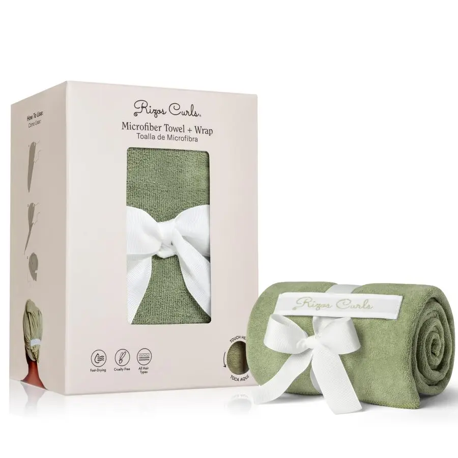 

UltraAbsorbent Microfiber Hair Towel Wrap FastDrying, Frizz amp Breakage Prevention with Secure Band for All Hair Types