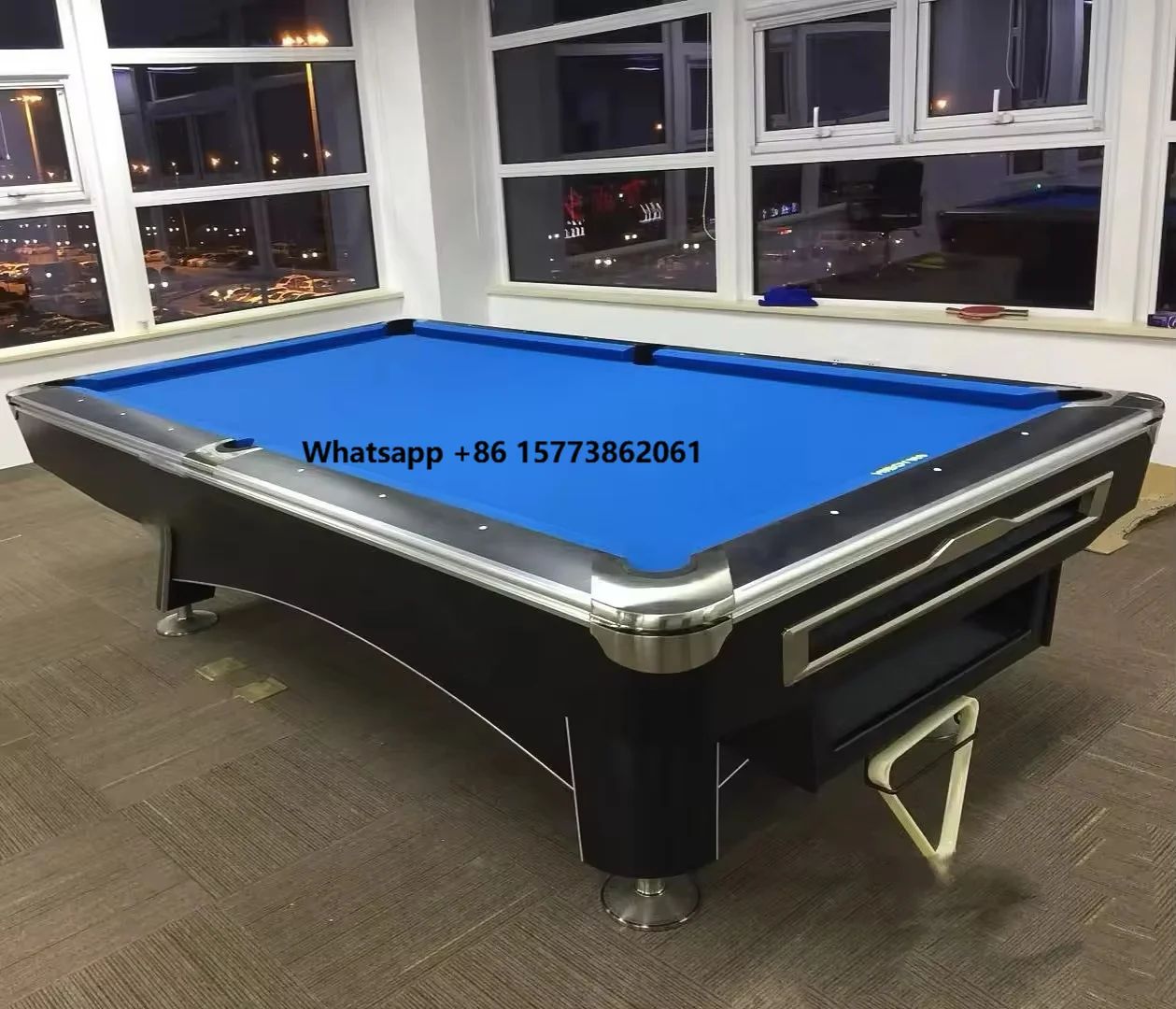 Indoor Billiard Table Slate Bed Pool Tables 7ft 9 Foot Billiard Table