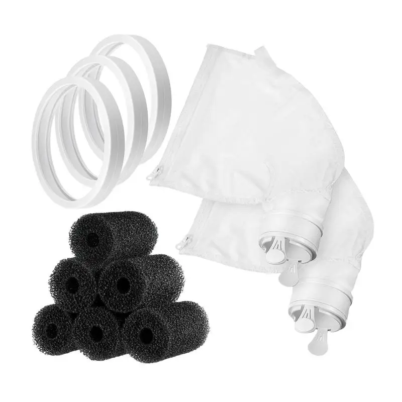 

Pool Cleaner Kit Waterproof Accessories For Pool Cleaner Pool Cleaning Accessories With 6pcs Sweep Hose Tail Scrubbers 2pcs 280