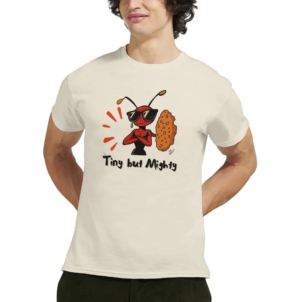 Funny Ant Collection Tiny But Mighty Unisex Crewneck T-shirt Ant Lover Insect Enthusiast Clothes High Quality Cotton Tees