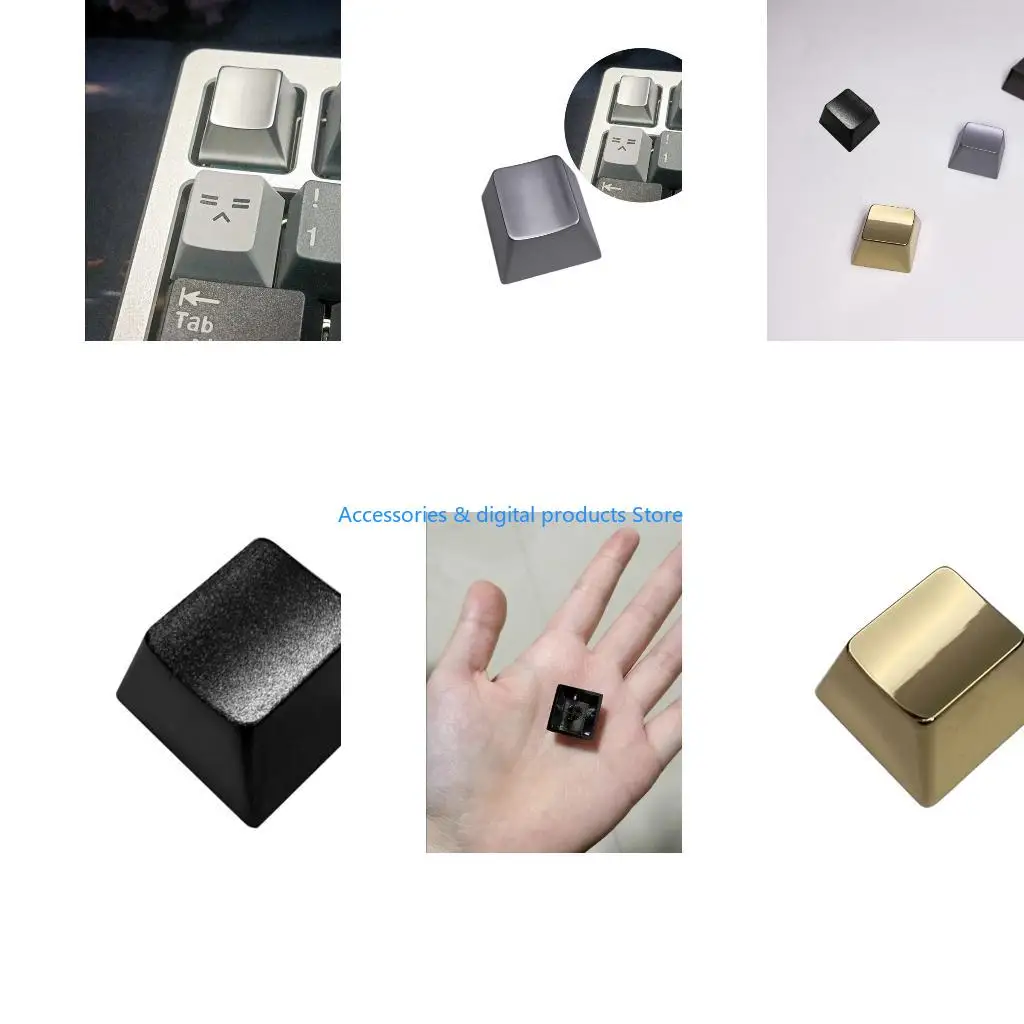 77JD ESC Metal Keycap For Computer Keyboards Upgrades Mechanical Keyboards Keycap Zinc Alloy/Aluminum Alloy Optional