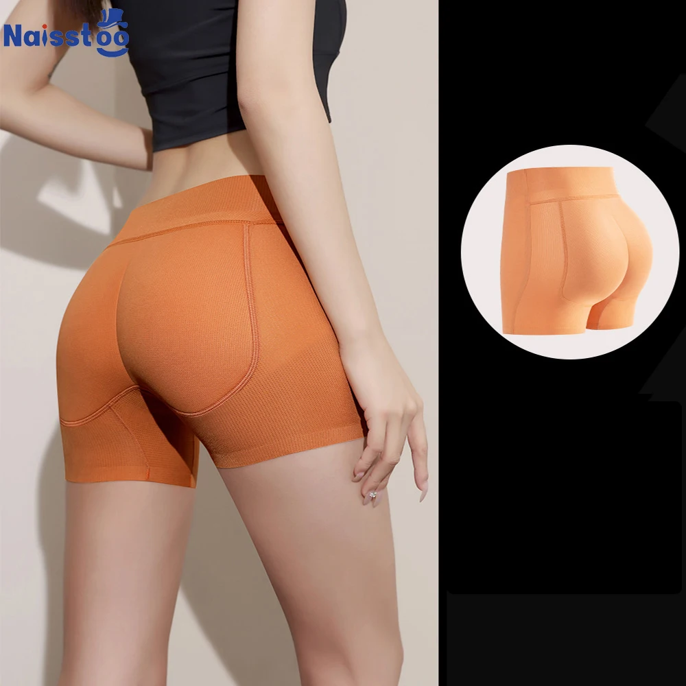 

Shapewear Hip Enhancer Panties Women Mid-waist 1.5 Cm Butt Pad Underwear Butt Lifter Body Shaper