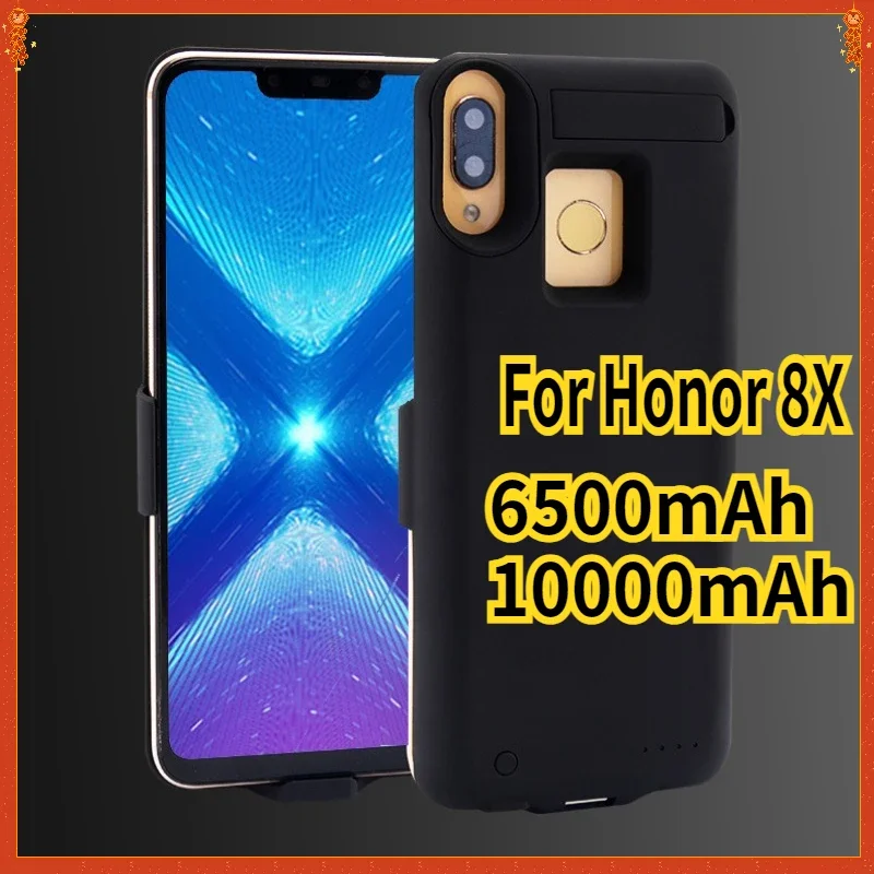 

Чехол-аккумулятор 6500 мАч/10000 мАч для Honor 8X, внешний зарядный блок, чехол-пауэрбанк для Honor 8X