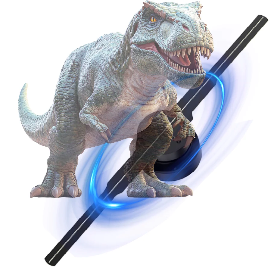 

45cm 3D Holographic Fan, 17.7 Inch Holographic Fan Holographic Projector Supports WiFi Connection 352 HD LED Portable Design