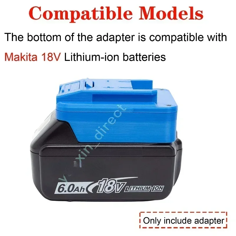 Imagem -06 - Conversor de Adaptador de Bateria para Makita 18v Bateria Li-ion para Ferramentas sem Fio Ozito Power X-change 18v sem Bateria
