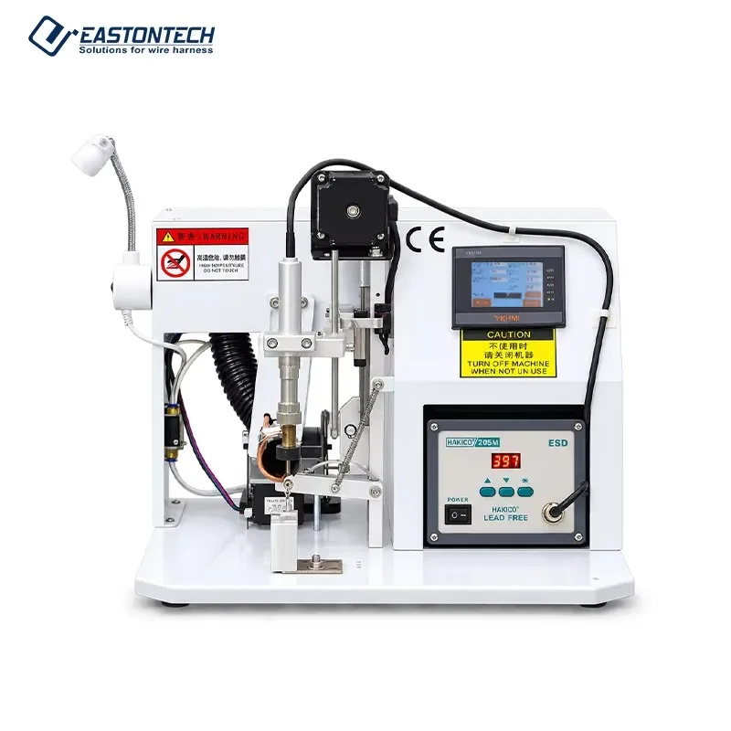 Semi-Automatic Multi-Wire Soldering Machine EW-6020-1 Electric Actuation For Wire Harness Soldering 160W