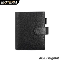 Okładka Moterm Original Series A6 Plus do notatnika A6 Stalogy Genuine Pebbled Grain Cowhide Planner Organizer Agenda Journal