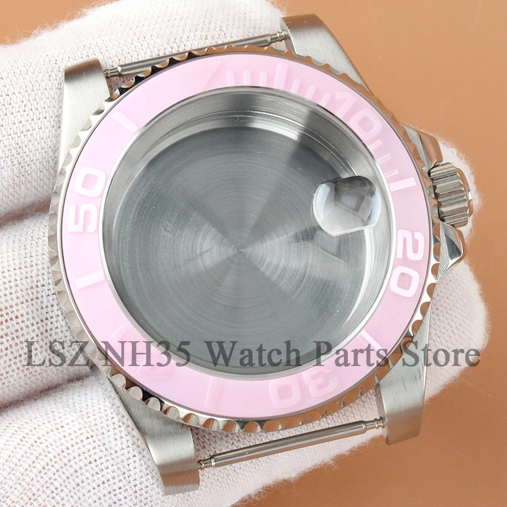28.5mm NH35 Dial Hands 40mm Fit Yacht-Master Case Watch Accessories For NH34 NH35 NH36 NH38 Movement Silver Jubilee/Oyster Strap