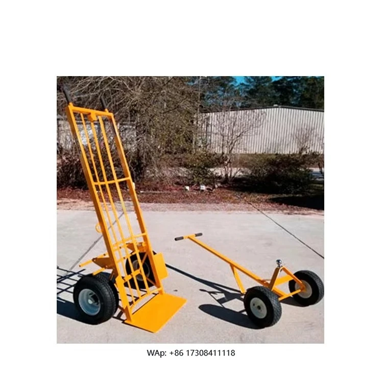 

Durable Electric Mini Trolley Platform Trailer Dolly Hand Truck Easy Move Car Capacity Four-Wheel for Inflatable Games