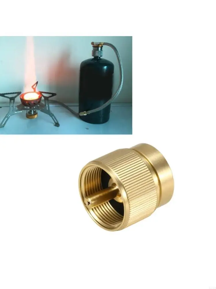   Camp Gas Adapter Refills Flat Tanks Conversion Adapter Gas Stove Refills Adapter