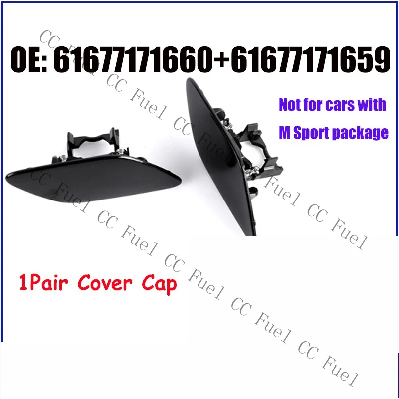C+ Headlight Washer Cover Left Right For BMW 328i 335i Coupe Convertible 2007-2010