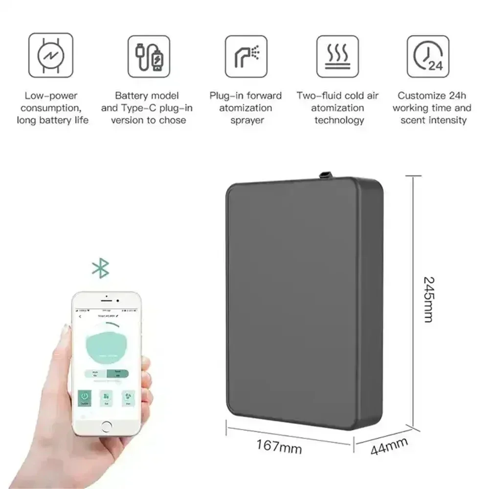 バッテリー付きエッセンシャルオイルディフューザー,ホテル用インテリジェントエッセンシャルオイルディフューザー,芳香剤,namste