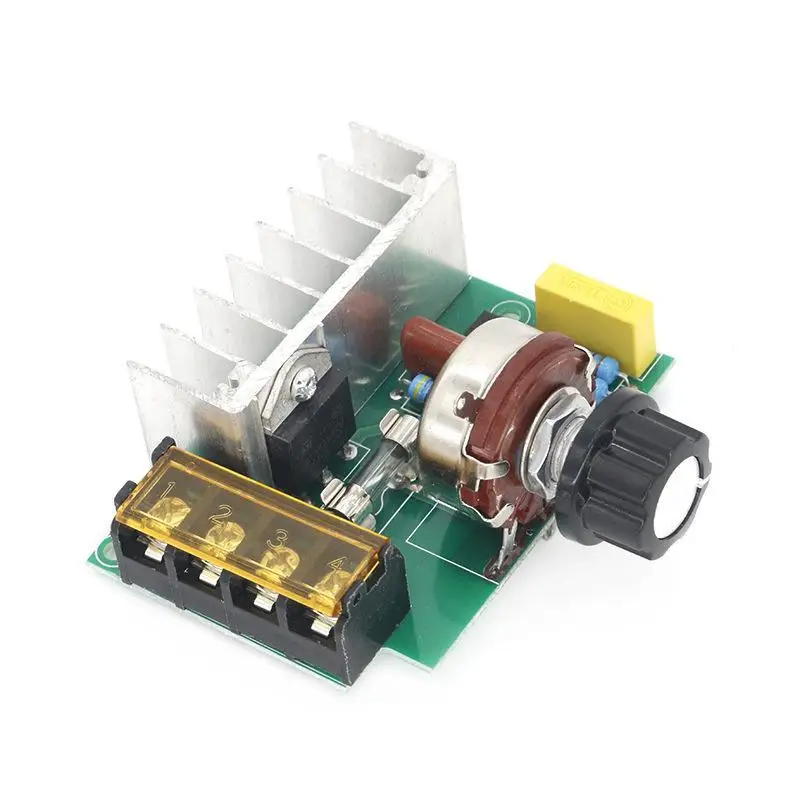 220V 4000W SCR Dimming Voltage Regulator Adjustable Speed Control Thermostat for Water Heater Kitchen Appliance Adjustment