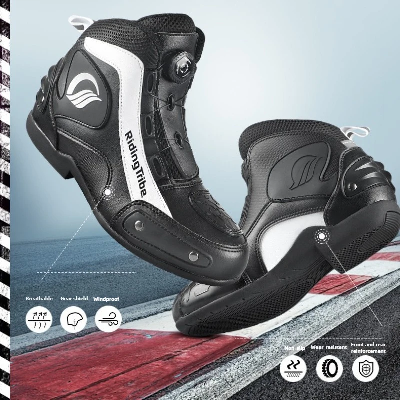 

Motorcycle Riding Shoes MTB Bike Anti-fall Summer Breathable Fashion Motorcycle Boots Motorbike Street Racing Motocross Boots