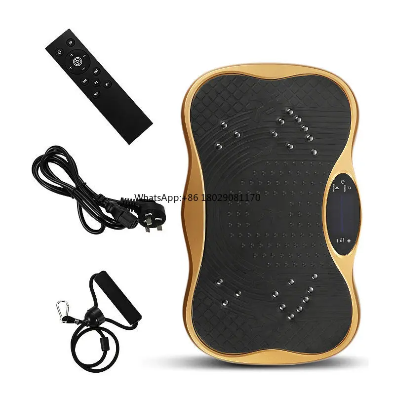 

Vibration plate vibrating platform with magnetic therapy exercise fitness for trainer machine