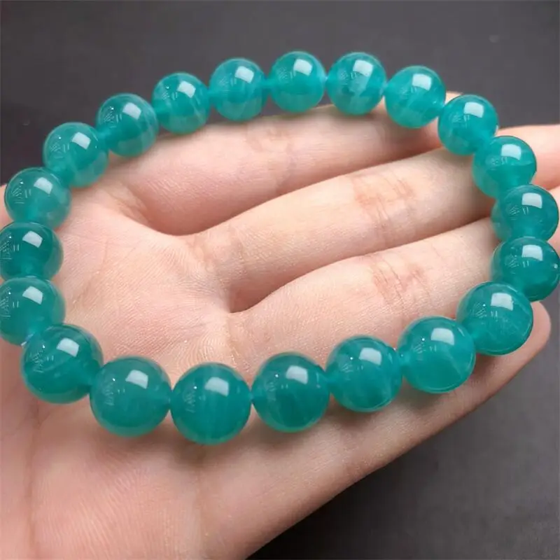 9MM Natural Amazonite Bracelet For Women Men Love Gift Crystal Beads Strands Jewelry Gift 1PCS