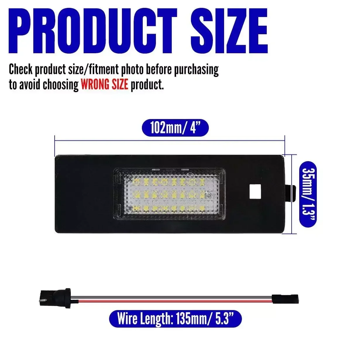 2pcs For BMW LED License Number Plate Lamp 1 Series E81 E87 E63 E64 M6 E85 E86 Z4 F12 F13 F20 K48  Xenon White