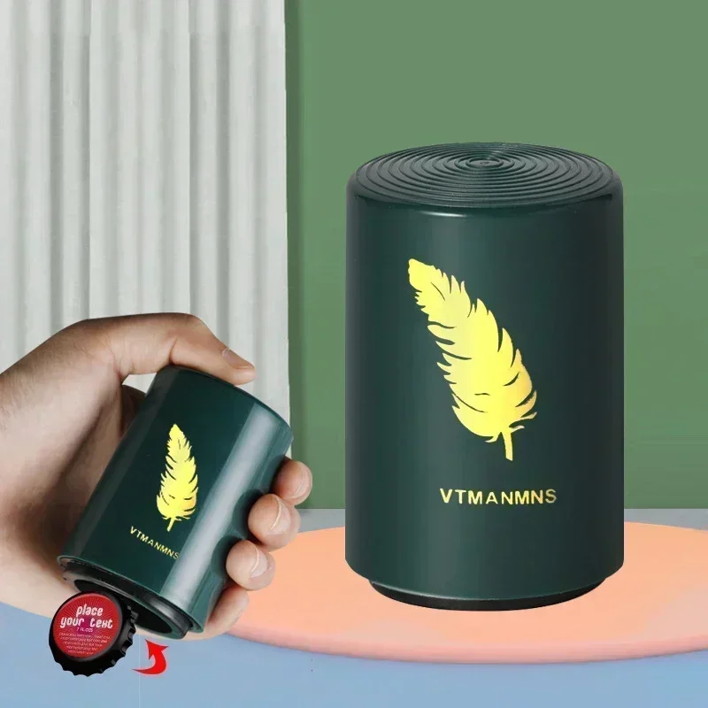 Abridor de botellas de cerveza automático magnético creativo, tapa de prensa de cocina, herramientas de sacacorchos de cerveza, accesorios de cocina portátiles, aparatos de Bar