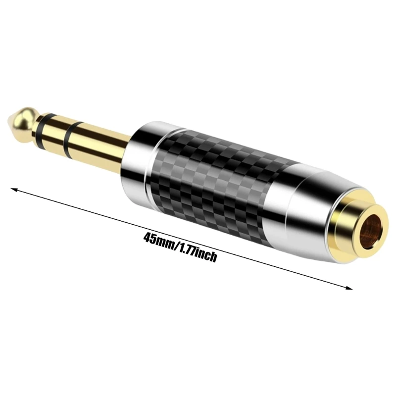 헤드셋용 금속 6.35mm ~ 2.5 3.5 4.4mm 헤드폰 어댑터 사운드 변환기