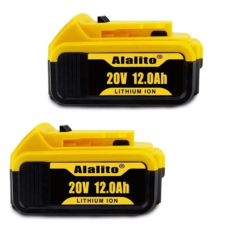 Imagem -04 - Bateria Li-ion para Dewalt Baterias para Ferramentas Elétricas Max Dcb205 Dcb201 Dcb203 Atualização 20v 12.0ah Dcb200 2024