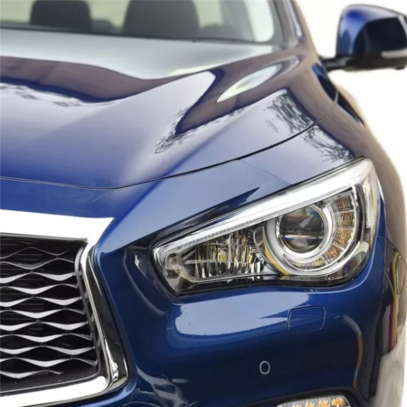 

Front Headlamp Lens Cover Headlight Mask For Infiniti Q50 2014-2021