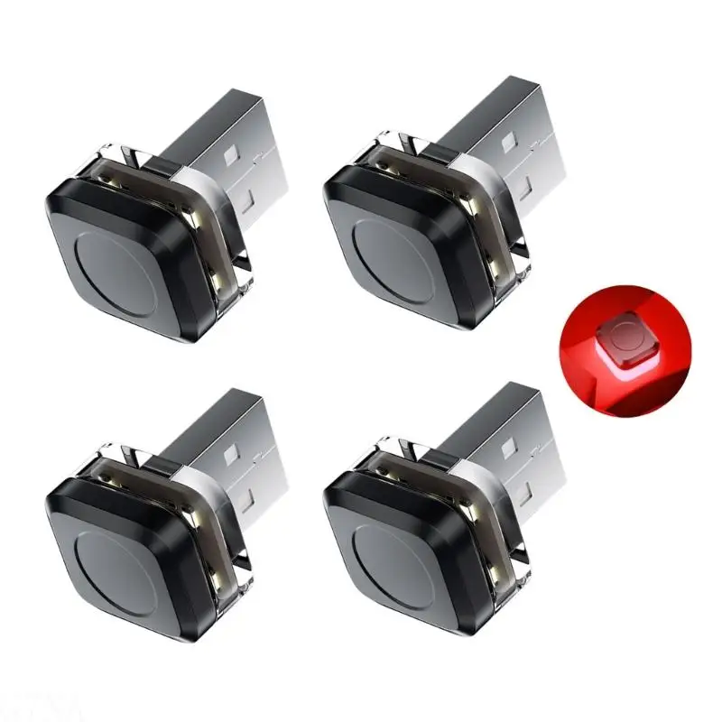 G7NA Universal LED Night Light Multi Color for Vehicles USB Powered Ambience Decor