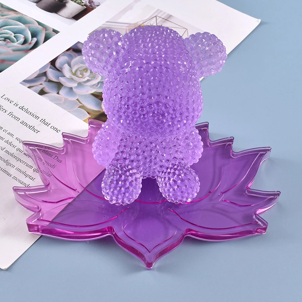 

Crystal Epoxy Mold Silicone Molds Coaster Cup Coasters Jewelry Lotus Silica