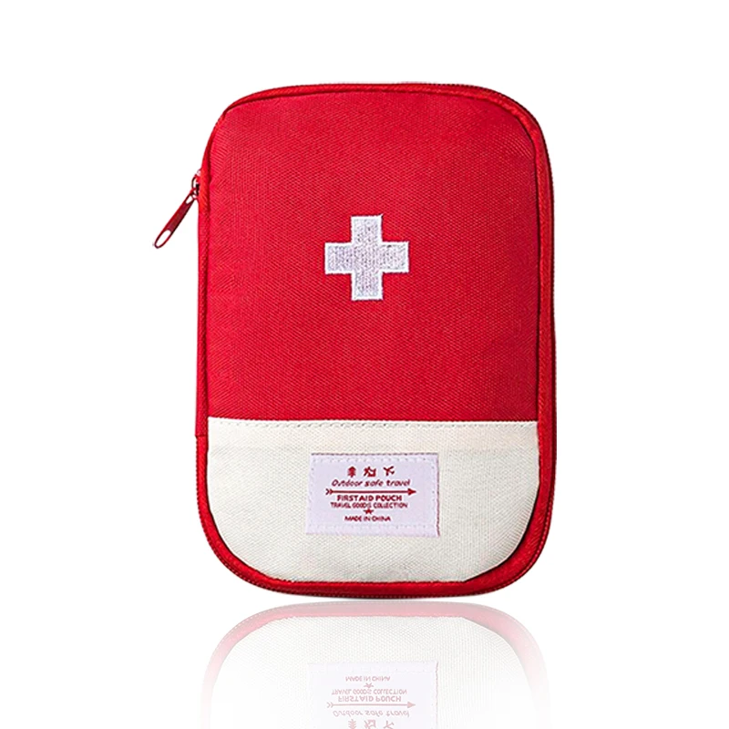 First Aid Bag Empty Pouch Mini Portable Multi Compartment Outdoor Travel Medicine Kit Emergency Medical Medicine Storage Bag