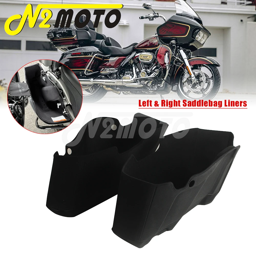 Motorcle Saddlebag Lining Felt Finish Side Box Inner Bag For Harley Street Road Glide FLTRX FLTRXSTSE FLHX/I 2024 FLTRXSE 23-24