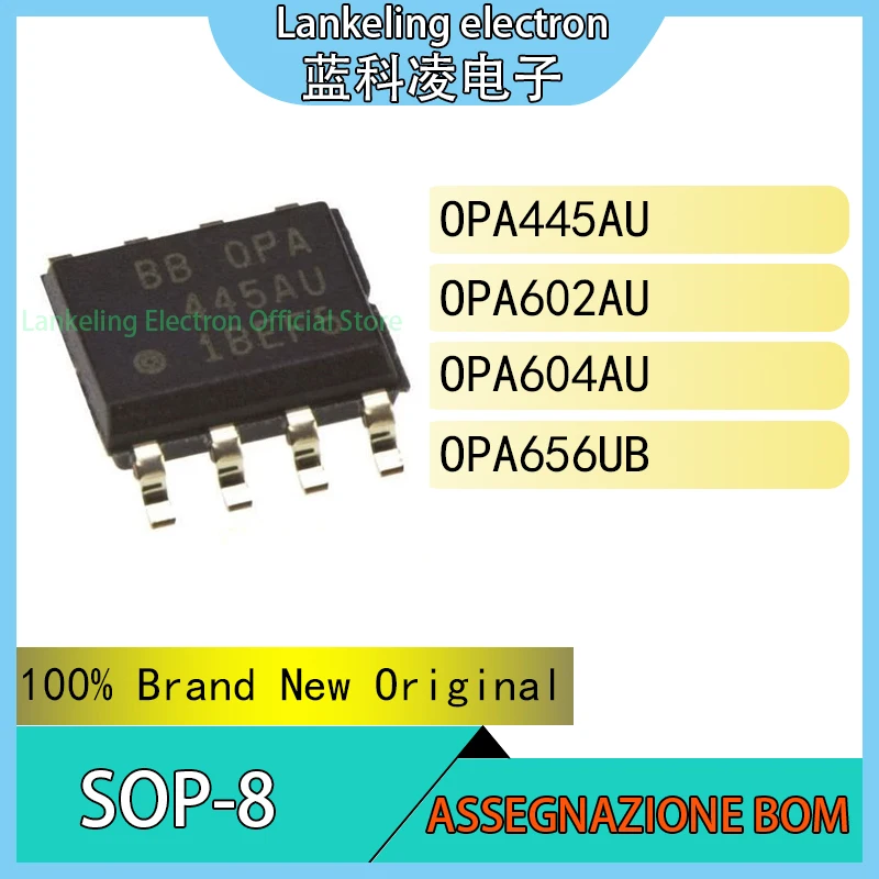 OPA445AU OPA602AU OPA604AU OPA656UB 100% Brand New Original Chip IC SOP-8