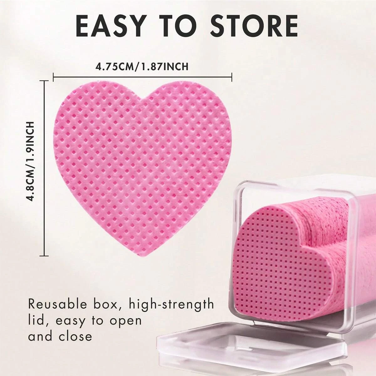 LULAA مناديل الغراء خالية من الوبر مناديل الأظافر غير المنسوجة النسيج لاش الغراء مناديل مزيل طلاء الأظافر استخدام لمزيل طلاء الأظافر #6