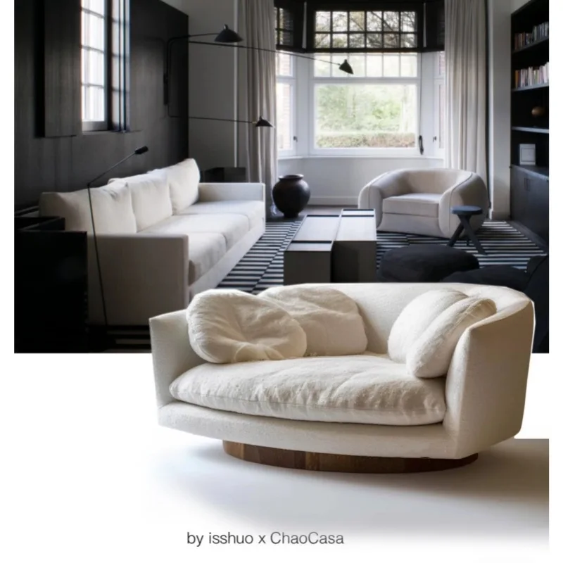 วาบิ แซนด์ วินด์ ครีม วินด์ ดีไซเนอร์ ซิงเกิล ราวน์ คอนคิวไบน์ ยุคกลาง ลุคสบายๆ ผ่อนคลาย