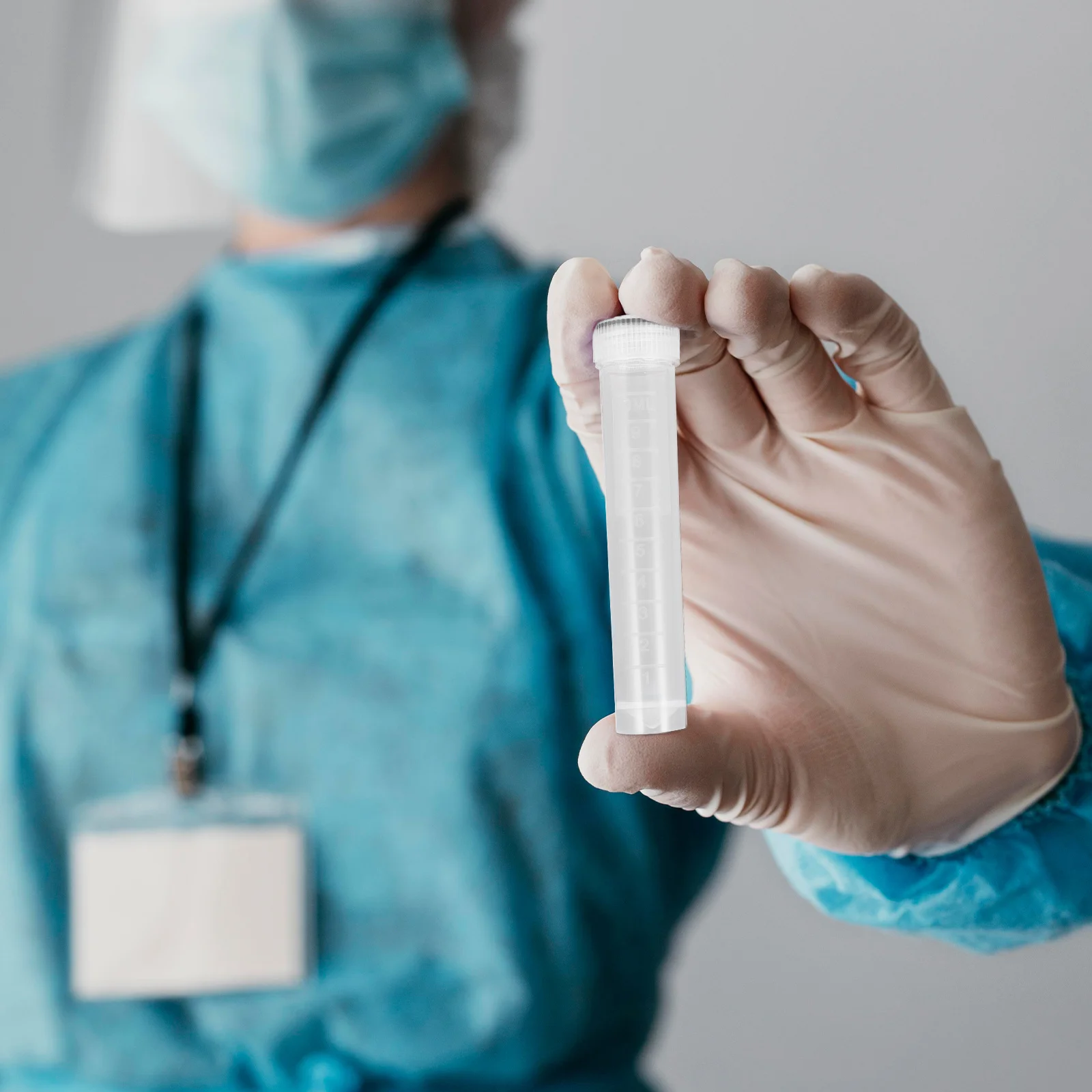 10pcs Cryovial Tubes 10ml Freezing Plastic Test Tube Cold Storage Sample Vials Teaching Devices Safe Experiment