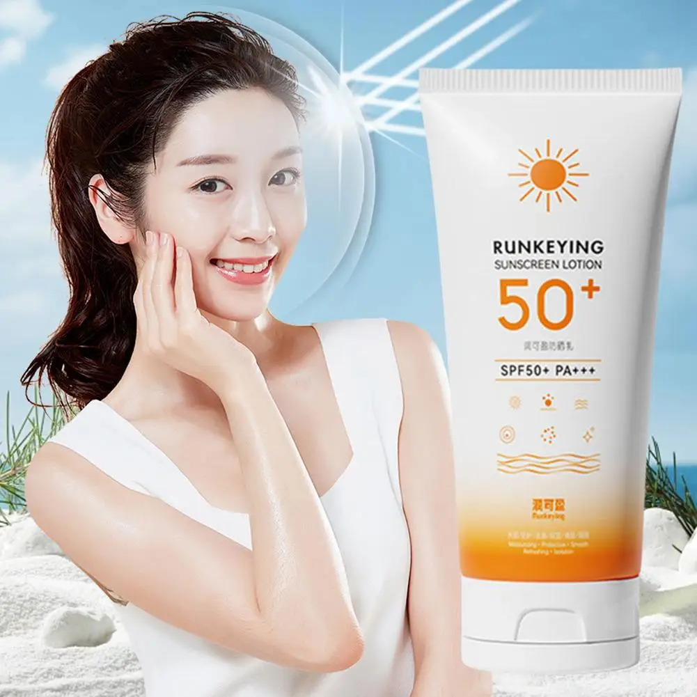 

Facial Sunscreen SunCream Sunblock Skin Protective Sun Cream Facial Moisturizer Cream Anti Control Bleaching New Aging Oil V3P4