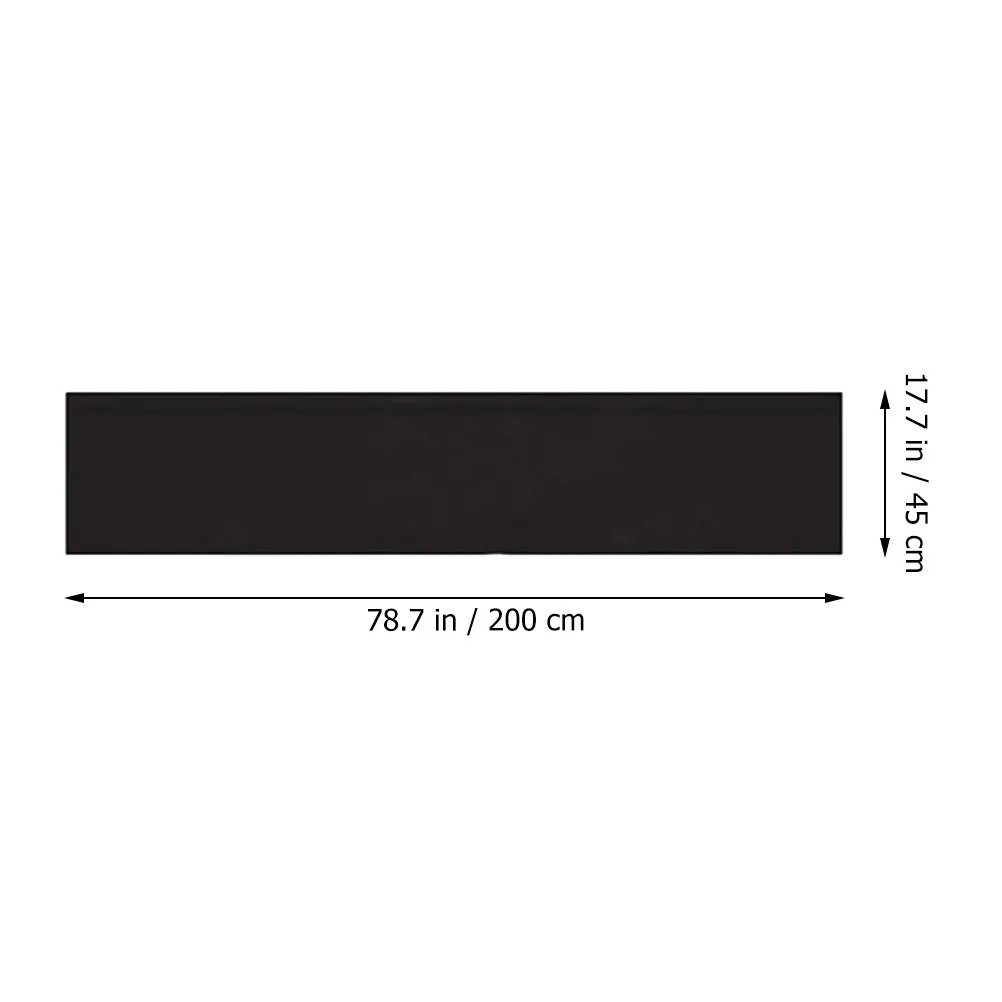 2 Rolls of Removable Blackboard Decal Self-Adhesive Chalkboard Sticker for Education Home Kitchen Office Wall Message Board